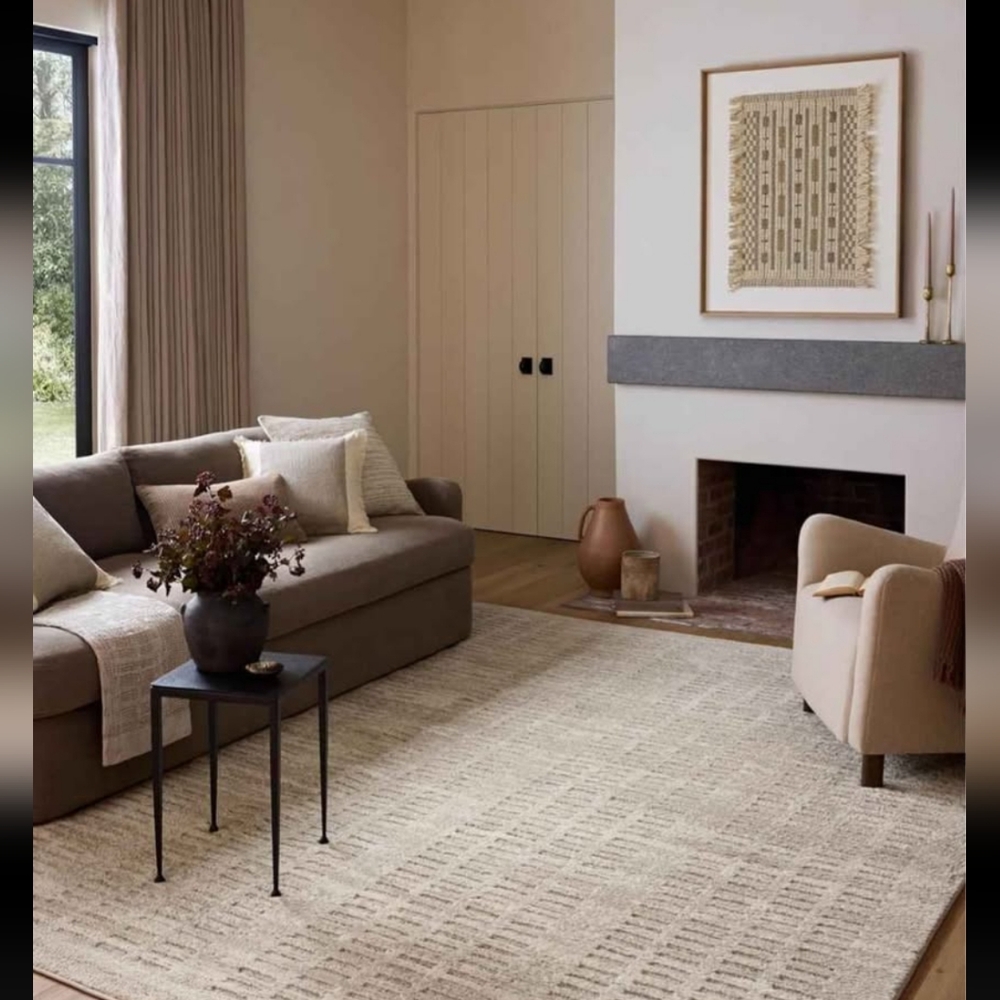 Loloi Amber Lewis Monty Collection MOT-03 Ivory/Beige 2'-7" x 4', .50" Pile Heig